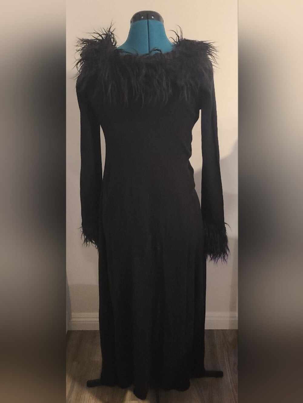 NWT - Dolls Kill - Widow - Off Day Knit Cardigan Gothic Long Black Duster, Small - Picture 6 of 10